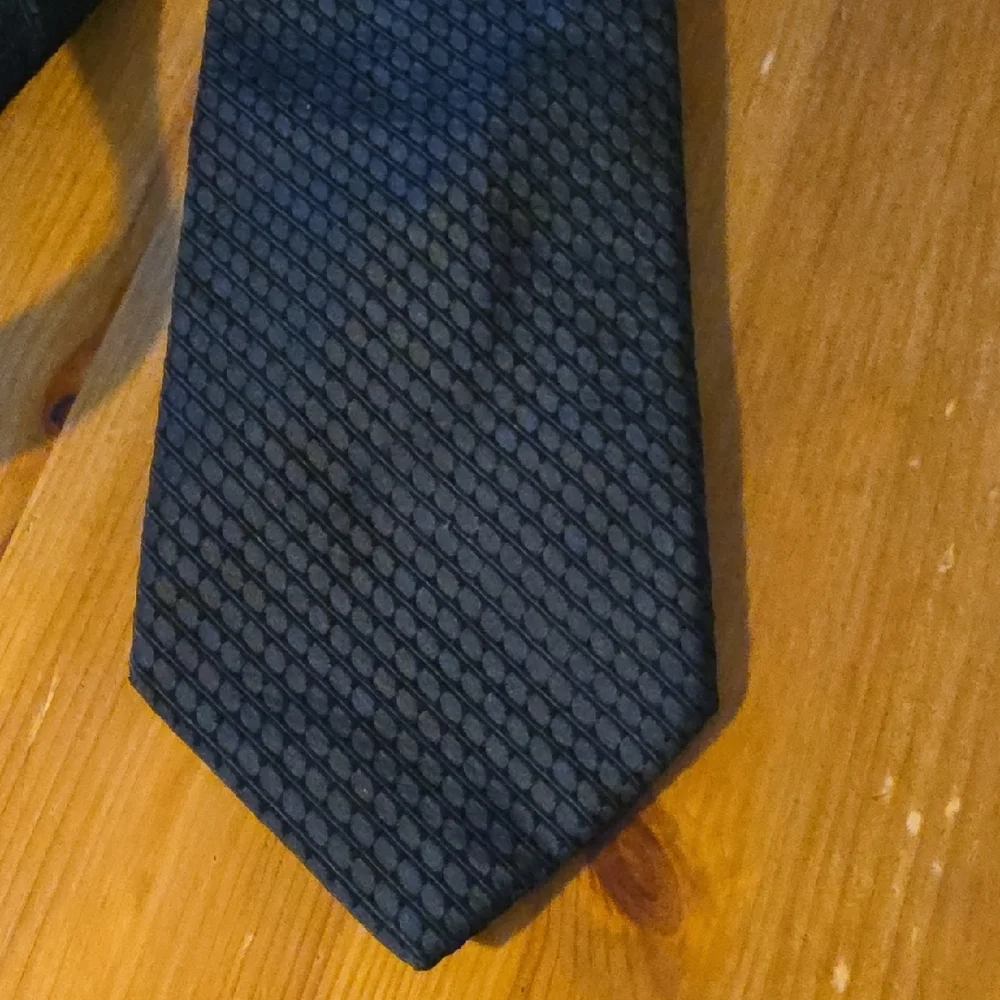 Springfield Black Textured Tie - Picture 6 of 10